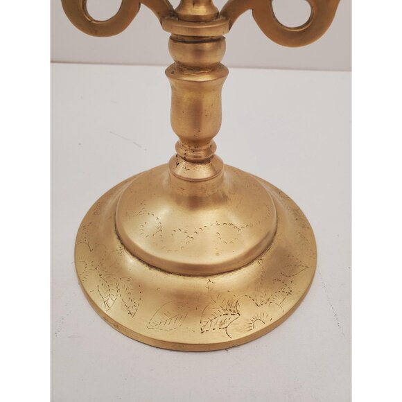 Vintage candelabra candle holders/ 3 arm candelabras/ candelabra perfect for - Picture 3 of 9